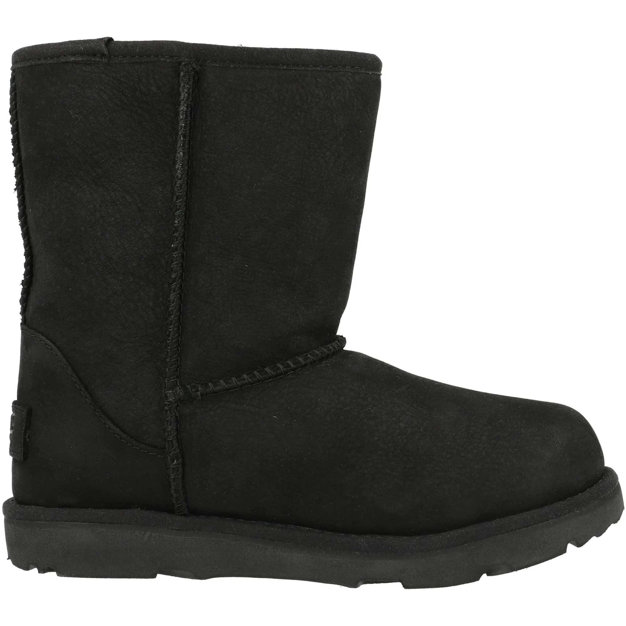 UGG Classic Short II Kids Black Waterproof Boots