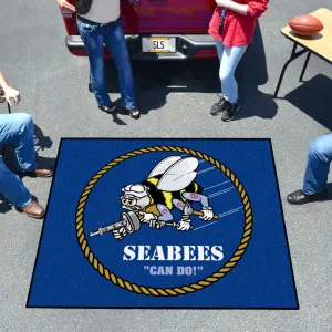 U.S. Navy - SEABEES Tailgater Mat 5' X 6'*