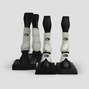 White  Sport Boots- Full set with Bell Boots