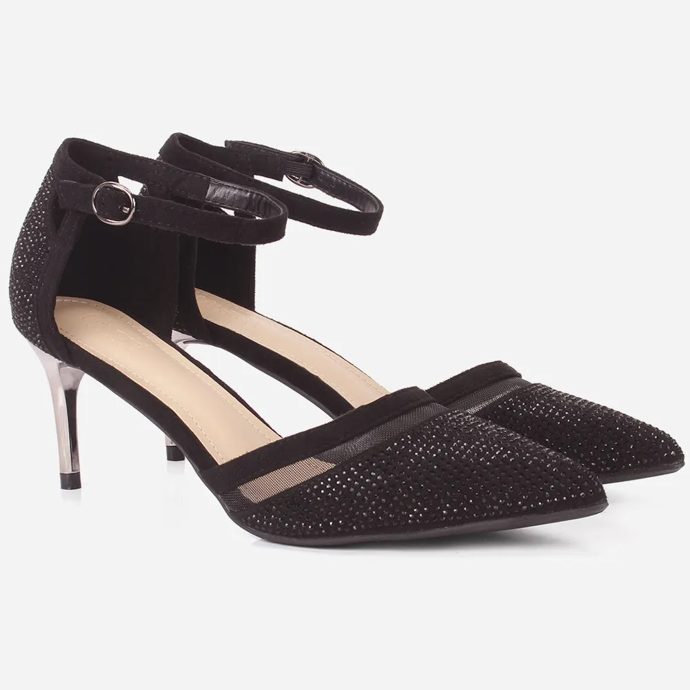 Women "COMET" Shiny Pointy Sandals