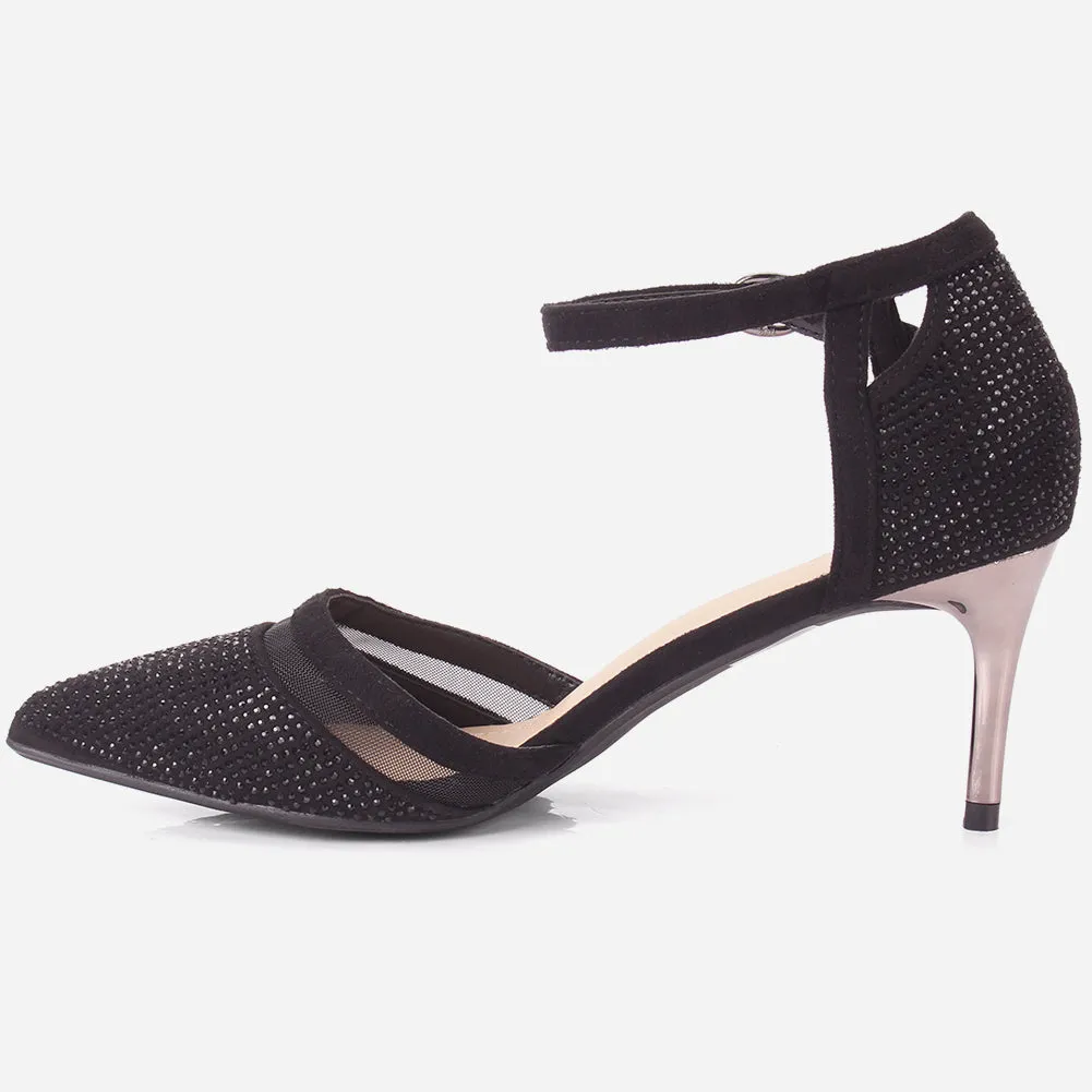 Women "COMET" Shiny Pointy Sandals