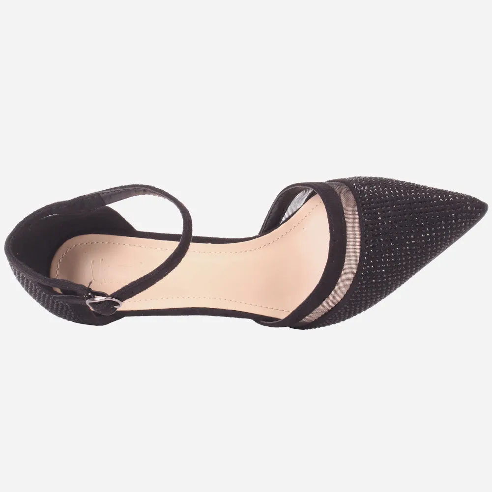Women "COMET" Shiny Pointy Sandals
