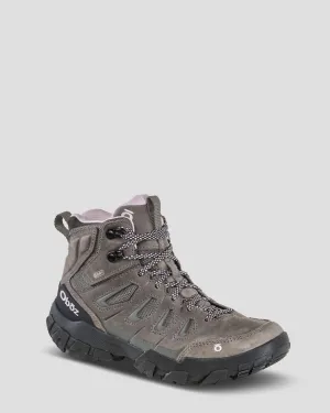 Women's Oboz Sawtooth X Mid Waterproof Hiking Boots - Charcoal