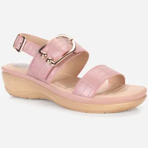 Womens "NIAMA" Open Toe Comfy Everyday Wedge Sandals