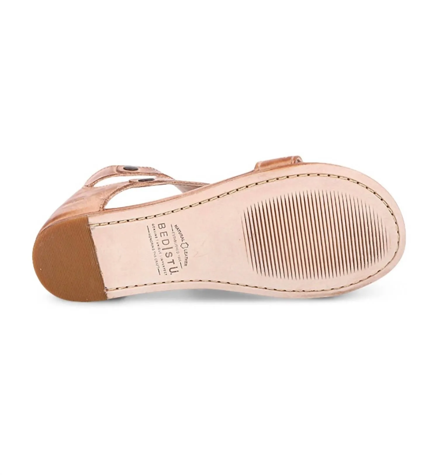 Women's Soto Leather Sandal In Tan Rustic