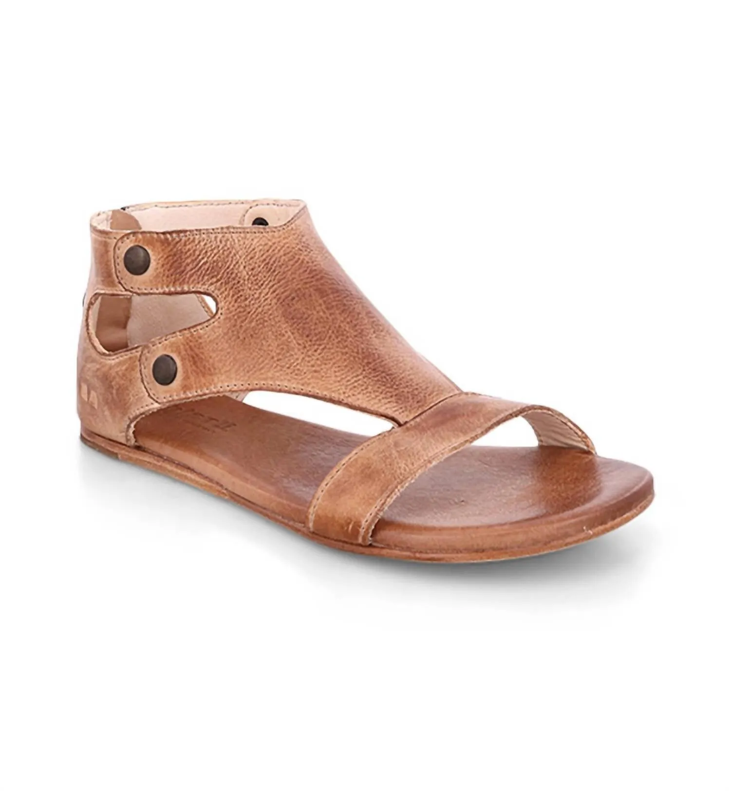 Women's Soto Leather Sandal In Tan Rustic