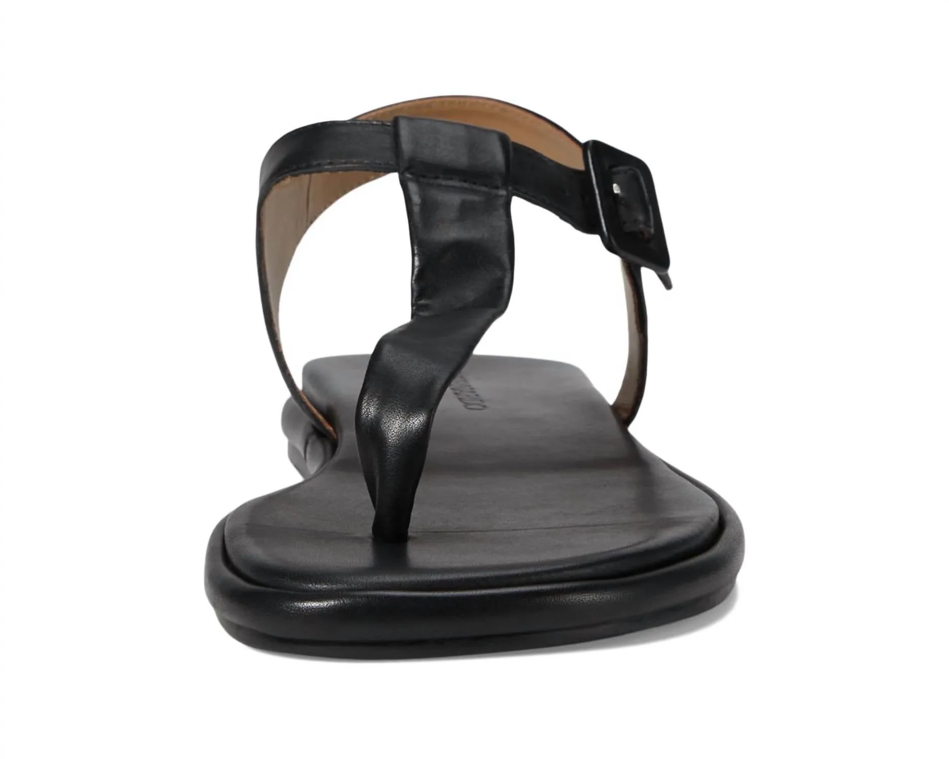 Women's Tucson Sandal In Black Glove Leather