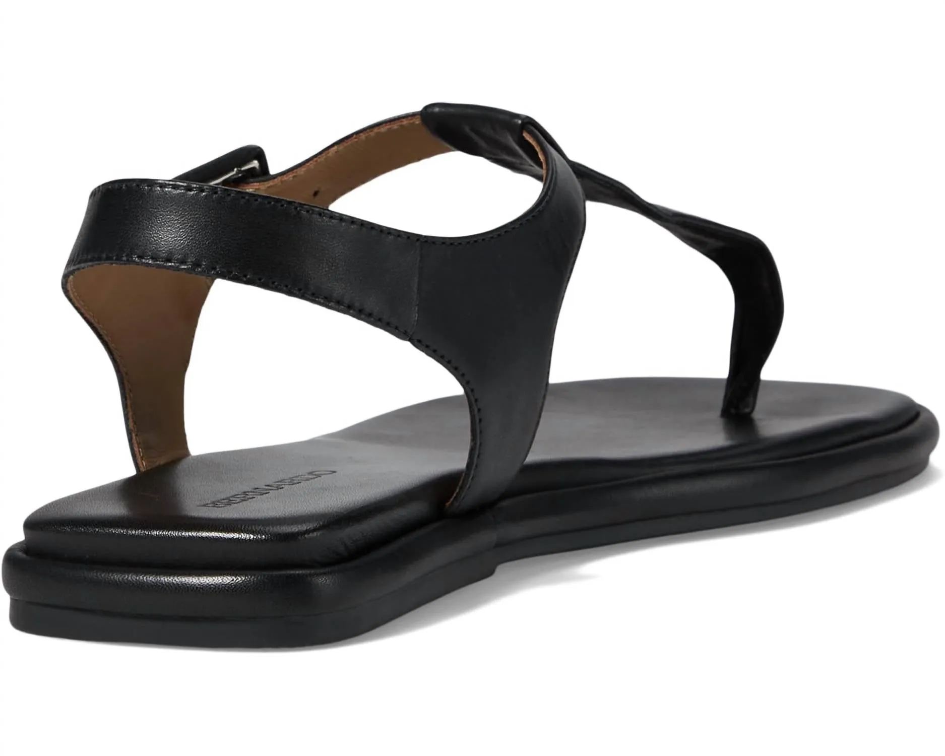 Women's Tucson Sandal In Black Glove Leather