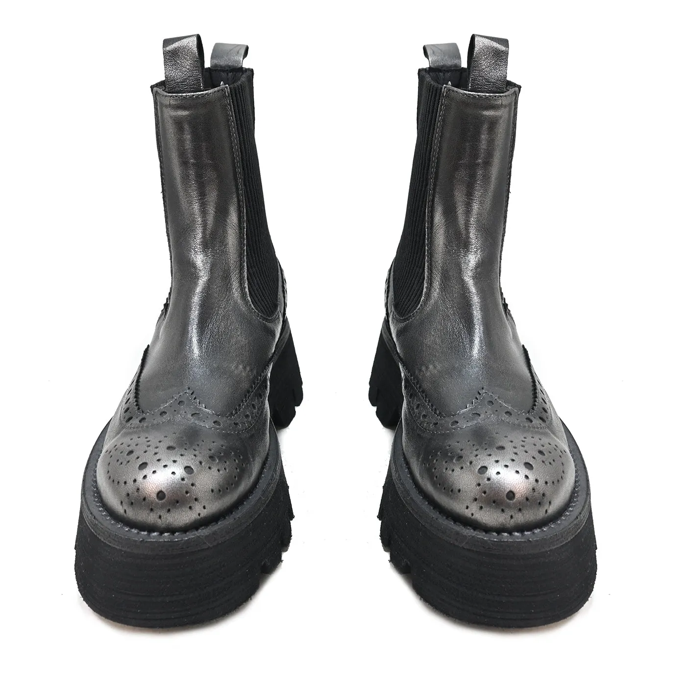WOOKYEE 04 - beatles boots leather STEEL