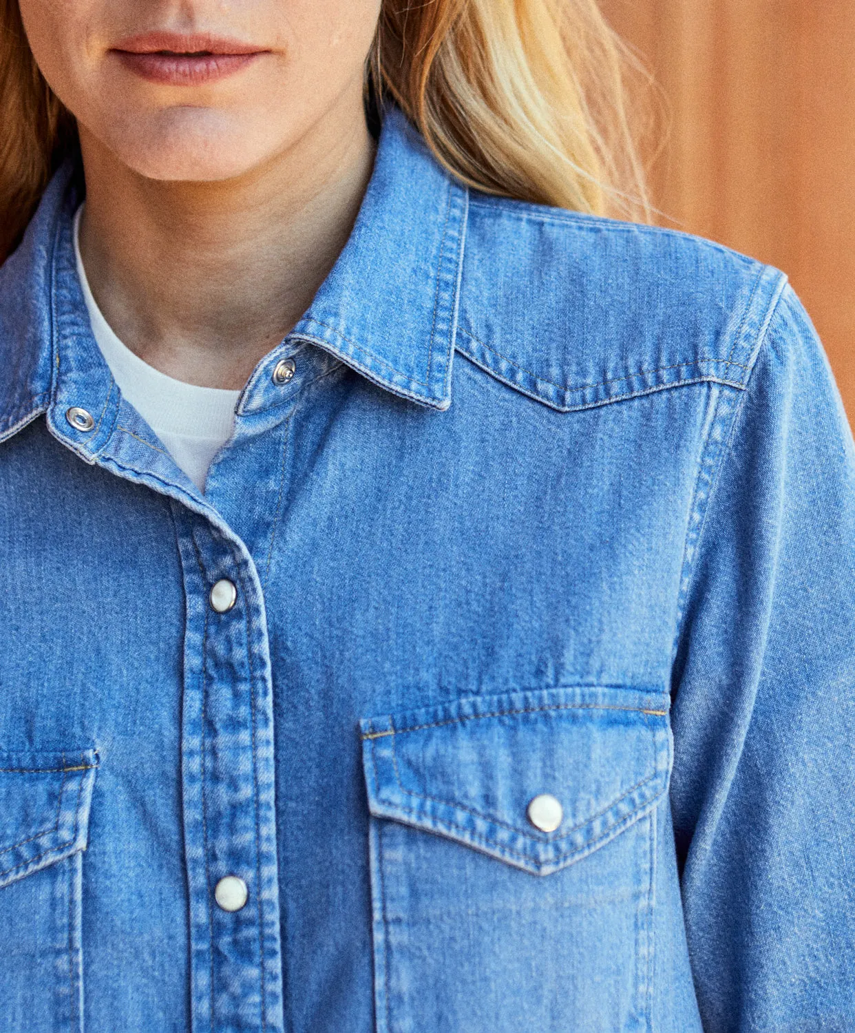 Wyatt Western Denim Shirt - FINAL SALE