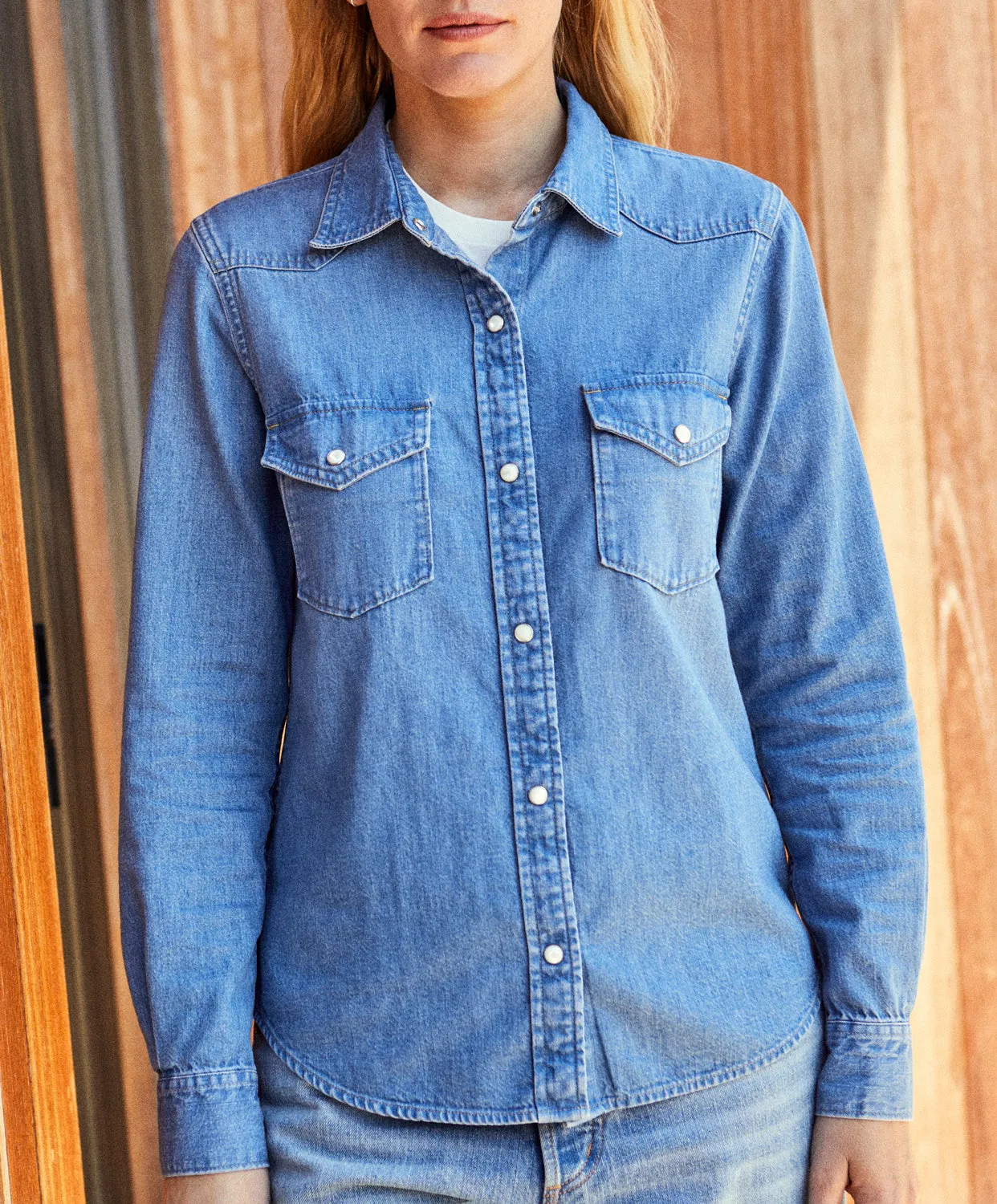 Wyatt Western Denim Shirt - FINAL SALE