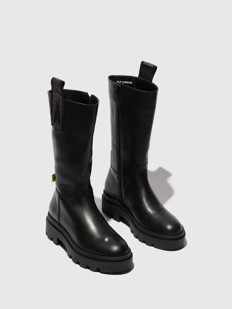 Zip Up Boots JALO882FLY NAOMI BLACK